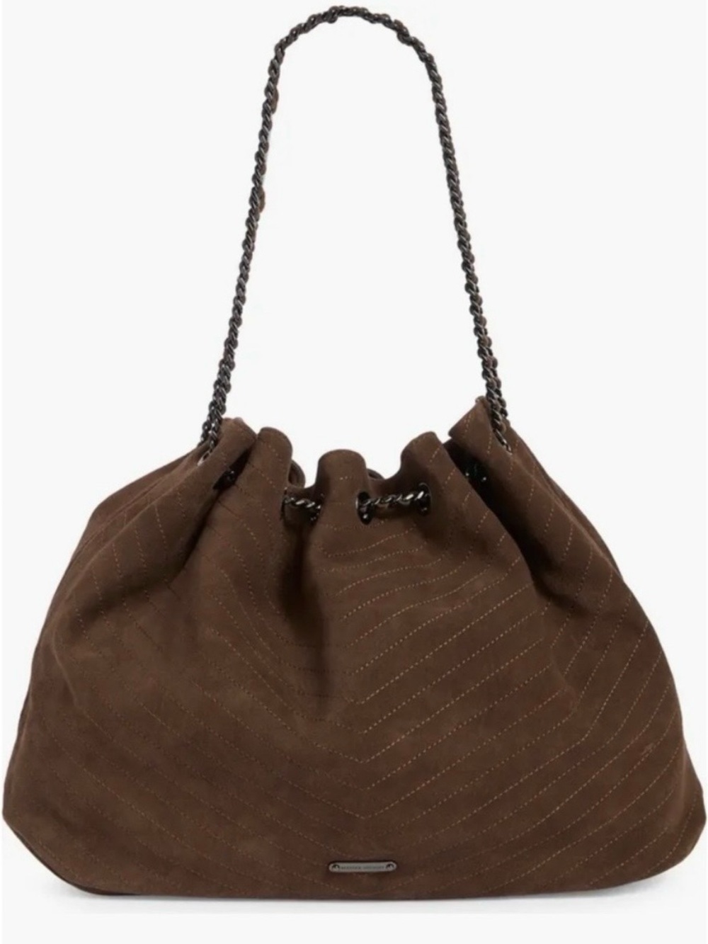 NWT Brown Suede Rebecca Minkoff Tote